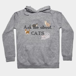 Ask me about cats Hoodie